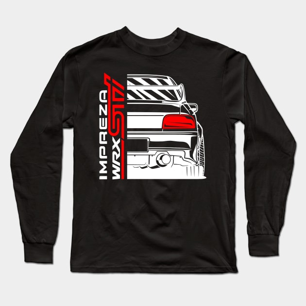 Impreza STI WRX Long Sleeve T-Shirt by gaplexio